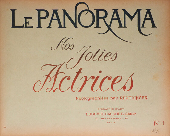Le Panorama. by (THEATRE). REUTLINGER, photographer.