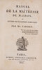 Another image of Manuel de la maîtresse de maison, ou Lettres sur l’Économie domestique. by PARISET, M[ada]me.