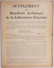 Another image of Manifeste technique de la littérature futuriste. by (FUTURISM. Manifestos 1912-1917). [MARINETTI, F. T.]