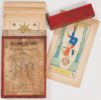 Le Livre de Thot comprenant les 22 Arcanes du Tarot. Dessinés à l’usage des Initiés sur les indications de Stanislas de Guaita par Oswald Wirth. by (TAROT). Stanislas de GUAITA and Oswald WIRTH.