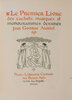 Another image of Le premier [second...; troisième] Livre des cachets, marques et monogrammes... by AURIOL, George.