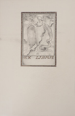 (Bookplate design). by LYDIS, Mariette.