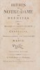 Another image of Heures de Notre-Dame des Hermites. Ou Recueil d’ exercises de piété a l’usage des tous les chrétiens, et principalement des serviteur de Marie. Troisième édition. by (THE BLACK MADONNA OF EINSIEDELN).