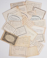 Billets de Mariage. by (MARRIAGE).