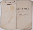 Another image of L’Histoire du fameux Gargantua [half-title]. by (CHAPBOOK).
