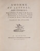 Another image of L’Homme de lettres bon citoyen, discours philosophique & politique... traduit de l’italien. by CASTIGLIONE, Luigi Gonzaga, prince of.