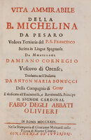 Vita ammirabile della B. Michelina da Pesaro vedova terziaria del P.S. Francesco... by (SAINT MICHELINA). CORNEJO, Damiano.