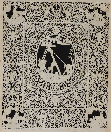 [Papierknipkunst/Parchment cuttings. by (DEVOTION).
