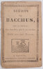 Another image of Sermon de Bacchus, avec le chanson: Bon bon bon, que le vin est bon. Dédié aux vrais buveurs. by (WINE).