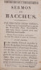 Another image of Sermon de Bacchus, avec le chanson: Bon bon bon, que le vin est bon. Dédié aux vrais buveurs. by (WINE).