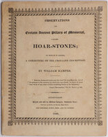 Observations on certain ancient Pillars of memorial, called Hoar-Stones. To which is added A Conjecture on the Croyland Inscription. by HAMPER, William.