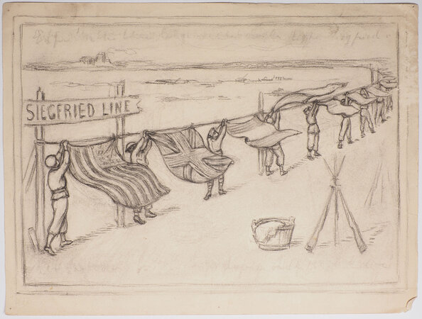 [Five drawings. by (SIEGFRIED LINE).