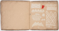 Another image of Modèles de dentelles au crochet appartenant a [?]A. Nicoll. by (LACE). NICOLL.