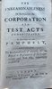 Another image of A collection of pamphlets on the Corporation and Test Acts 1732 - 1736 by VARIOUS