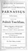 Another image of I Ragguagli di Parnasso: Or, Advertisements from Parnassus: In Two Centuries. With the Politick Touchstone. Written Originally in Italian by that Famous Roman Trajano Bocalini (sic). And now put into English by the Rt. Hon. Henry Earl of Monmouth. The Third Edition, Corrected. by BOCCALINI, Trajano (1556-1613)