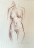 Another image of Nude drawings of Jennifer Knight-Barnard. Made in Chelsea, London from Life during 1955, 1956 & 1957. by MARTIN, Frank (1921-2005)
