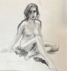 Another image of Nude drawings of Jennifer Knight-Barnard. Made in Chelsea, London from Life during 1955, 1956 & 1957. by MARTIN, Frank (1921-2005)
