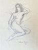 Another image of Nude drawings of Jennifer Knight-Barnard. Made in Chelsea, London from Life during 1955, 1956 & 1957. by MARTIN, Frank (1921-2005)