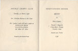 Another image of Double Crown Club Menu for Dinner 94. by BUCKLAND WRIGHT, John