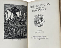 The Amazons. by GOLDEN COCKEREL PRESS. WEBB, Clifford. BANNET, Ivor.