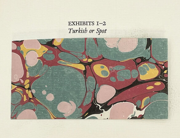 On Improvements in Marbling the Edges of Books and Paper. A nineteenth century marbling account explained. by BIRD & BULL PRESS. WOLFE, Richard J.