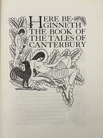 The Canterbury Tales by Geoffrey Chaucer. by GILL, Eric. GOLDEN COCKEREL PRESS.