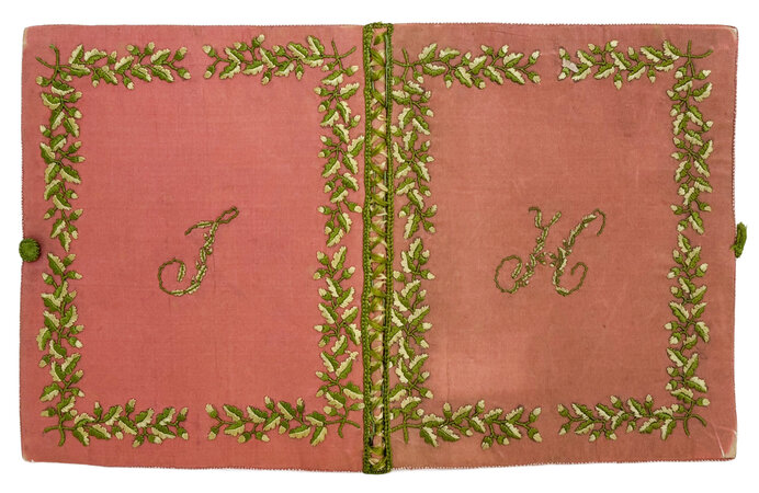 Floral Emblems. by TOD, Helen T. NEEDLEWORK BINDING.