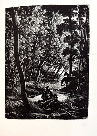 Lancelot and Elaine. by HASSALL, Joan. HAGUE & GILL. MALORY, Sir Thomas.