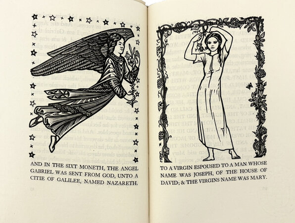 The Birth of Christ from the Gospel according to Saint Luke. by GOLDEN COCKEREL PRESS.