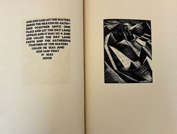 Genesis. by NASH, Paul. NONESUCH PRESS.