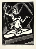 Vishnu. by BUCKLAND WRIGHT, John.