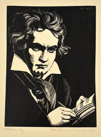 Beethoven. by BUCKLAND WRIGHT, John.