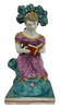 Another image of The Reading Maid. by SHERRATT, Obadiah, attrib. STAFFORDSHIRE POTTERY. [REGENCY FEMALE READERS].
