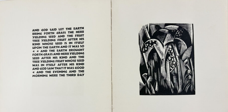 Genesis. by NASH, Paul. NONESUCH PRESS.