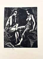 Conversation. by BUCKLAND WRIGHT, John (1897-1954).