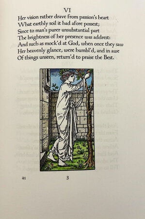 Eros and Psyche. A Poem in XII Measures by Robert Bridges. by GREGYNOG PRESS. BURNE-JONES, Edward. BRIDGES, Robert.