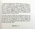 Another image of Visions of the Sleeping Bard. Gweledigaetheu y Bardd Cwsc. by GREGYNOG PRESS. WYNNE, Ellis.