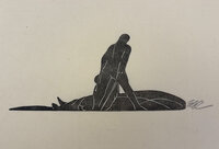 Hamlet Dragging Polonius. by GORDON CRAIG, Edward.