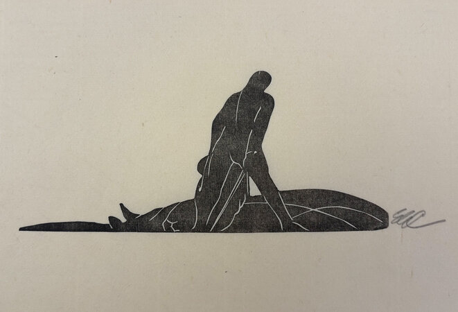 Hamlet Dragging Polonius. by GORDON CRAIG, Edward.