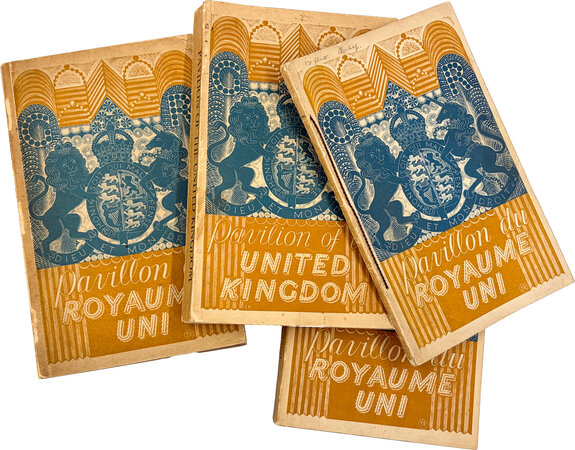Guide to the Exhibits in the Pavilion of the United Kingdom. by RAVILIOUS, Eric. INTERNATIONAL PAVILION PARIS, 1937