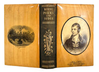The Poetical Works of Robert Burns with a Memoir of the Author's Life and A Glossary. by MAUCHLINE WARE BINDING. BURNS, Robert.