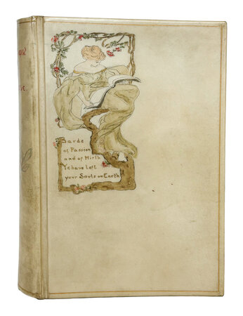 The Oxford Book of English Verse 1250-1900. by HAND-PAINTED BOOKBINDING. QUILLER-COUCH.