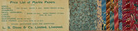 Samples of Marble Papers, for Bookbinders &c. by MARBLED PAPER. L.S. DIXON & CO. LTD.