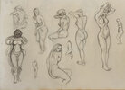 Another image of Original sketch book entitled ‘Figure’. by BUCKLAND WRIGHT, John.