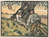 Les Petits Vieux. by ERAGNY PRESS. VERHAEREN, Emile.