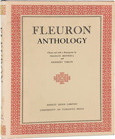 Fleuron Anthology. Chosen with a Retrospectus by Francis Meynell and Herbert Simon. by MEYNELL, Francis & SIMON, Herbert.