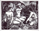 Another image of Baigneuses. by BUCKLAND WRIGHT, John. FLEECE PRESS.