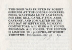 Another image of Id Quod Visum Placet. A practical test of the beautiful. by GOLDEN COCKEREL PRESS. GILL, Eric.