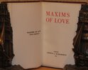 Another image of Maxims of Love by STENDHAL
