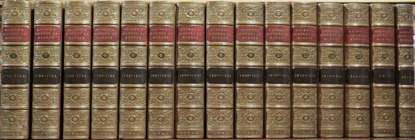 History of Europe. by ALISON, Sir Archibald.